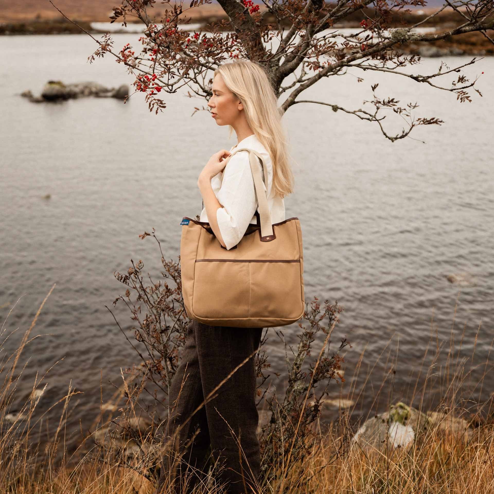 Cabas Musette Meline - Camel BM (image n°7)