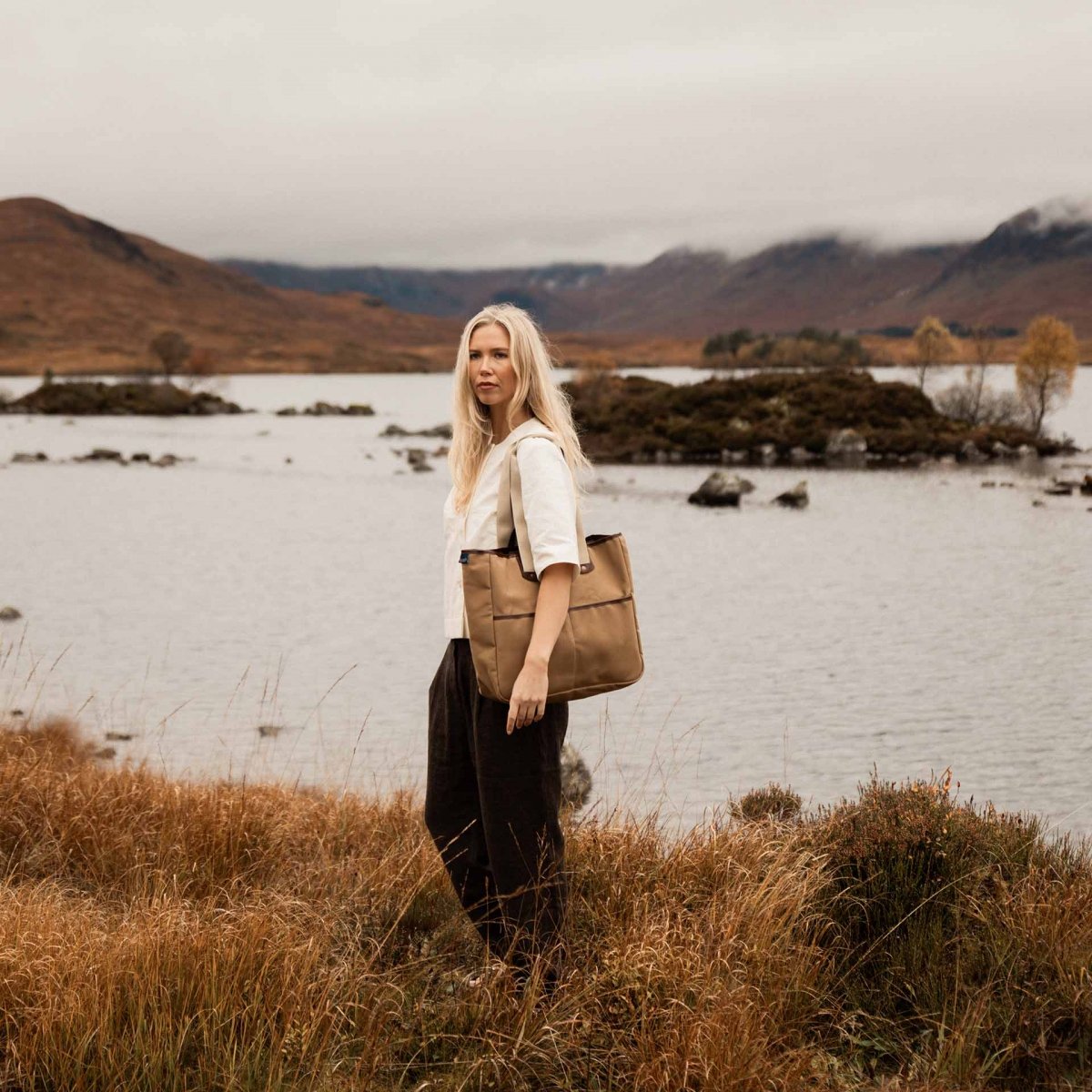 Tote Bag Musette Meline - Camel BM (image n°6)