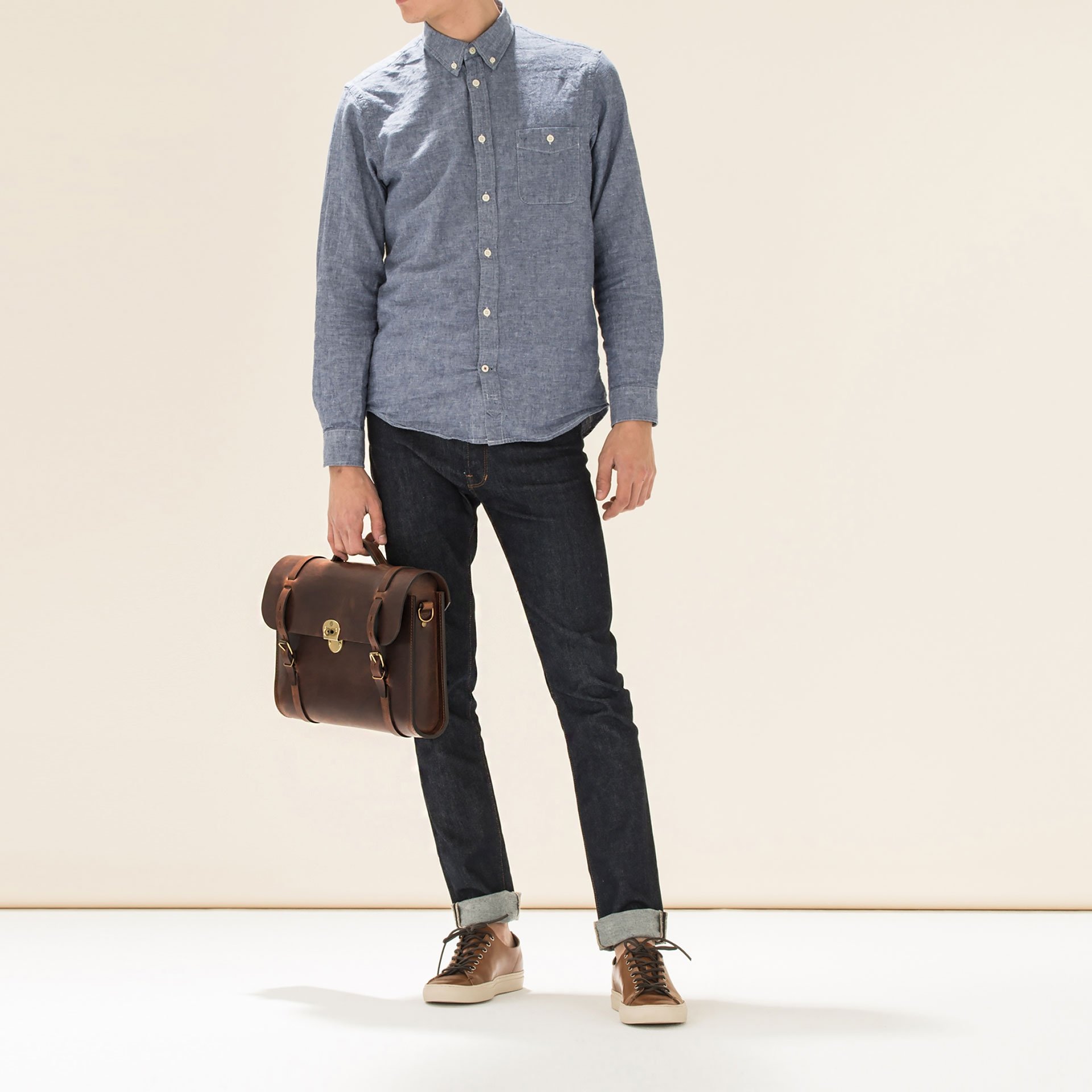 Tasche Schriftsteller SCOTT - Pain Brûlé (image n°6)