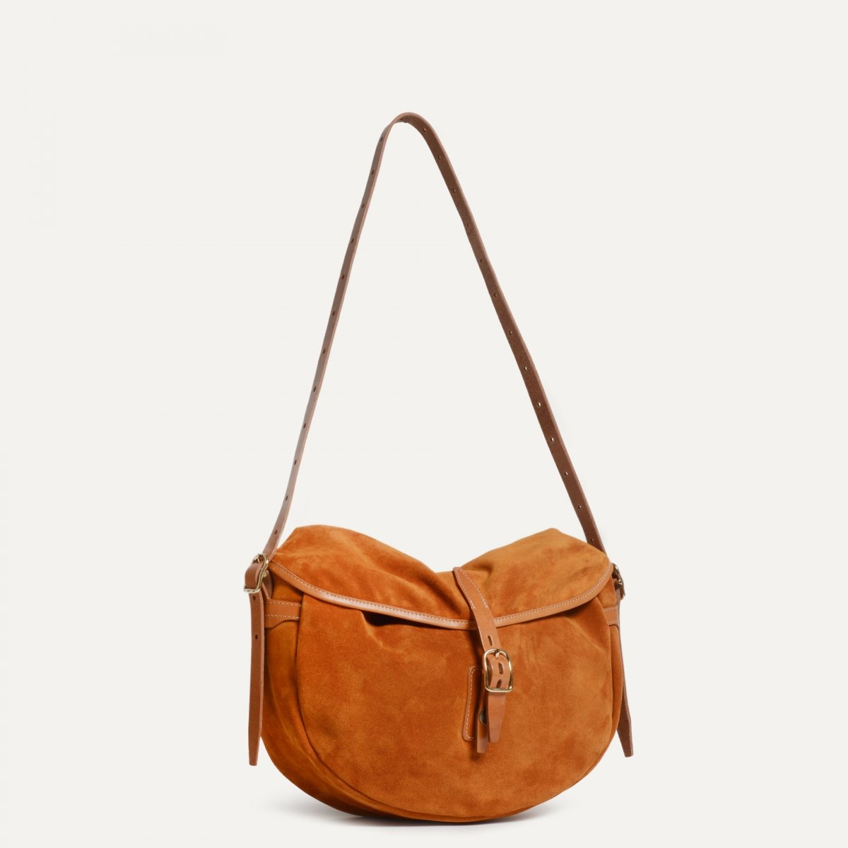 Margot half moon fisherman's bag - Ochre  (image n°2)