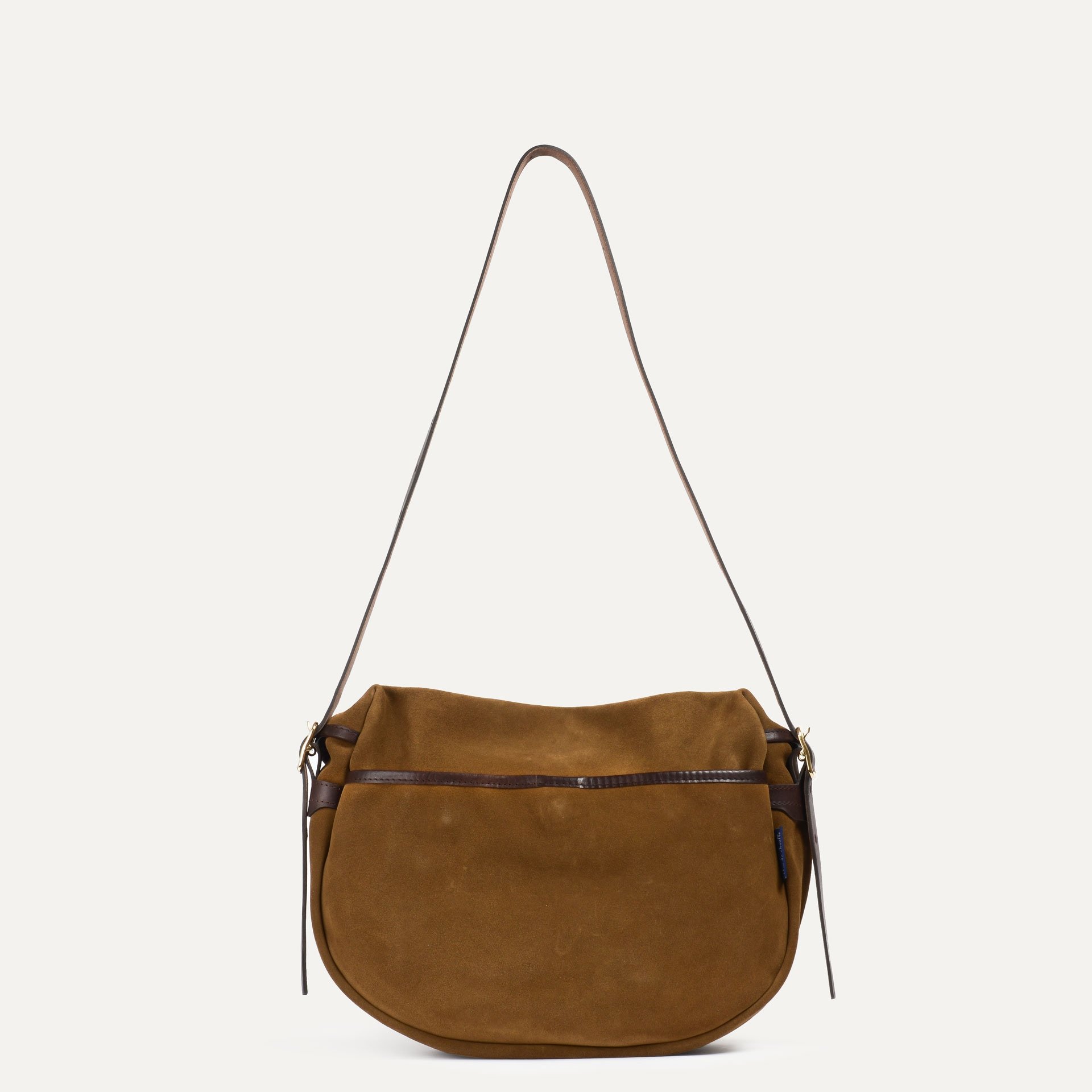 Musette du pêcheur demi lune Margot - Tabac (image n°3)