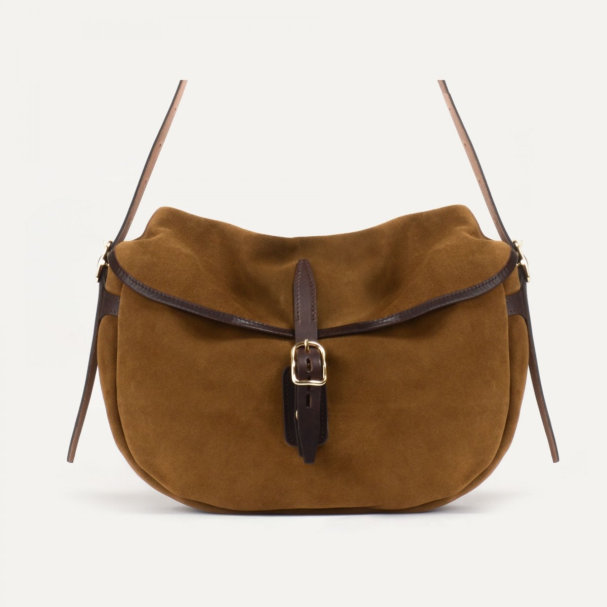 Musette du pêcheur demi lune Margot - Tabac (image n°4)