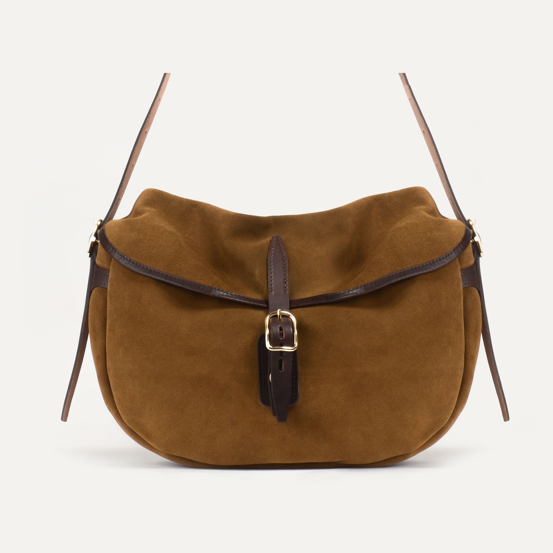 Musette du pêcheur demi lune Margot - Tabac (image n°4)