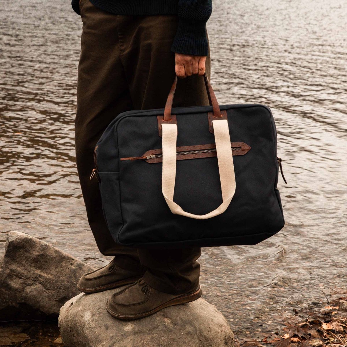 Missak aviator travel bag - Navy Blue BM (image n°7)