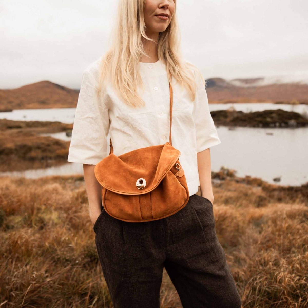 Soft musette S Janice - Ocker (image n°8)