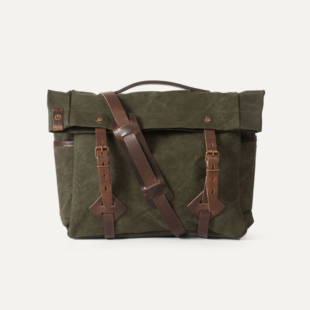 Gaston tool bag - “Musette” - Dark Khaki stonewashed (image n°2)