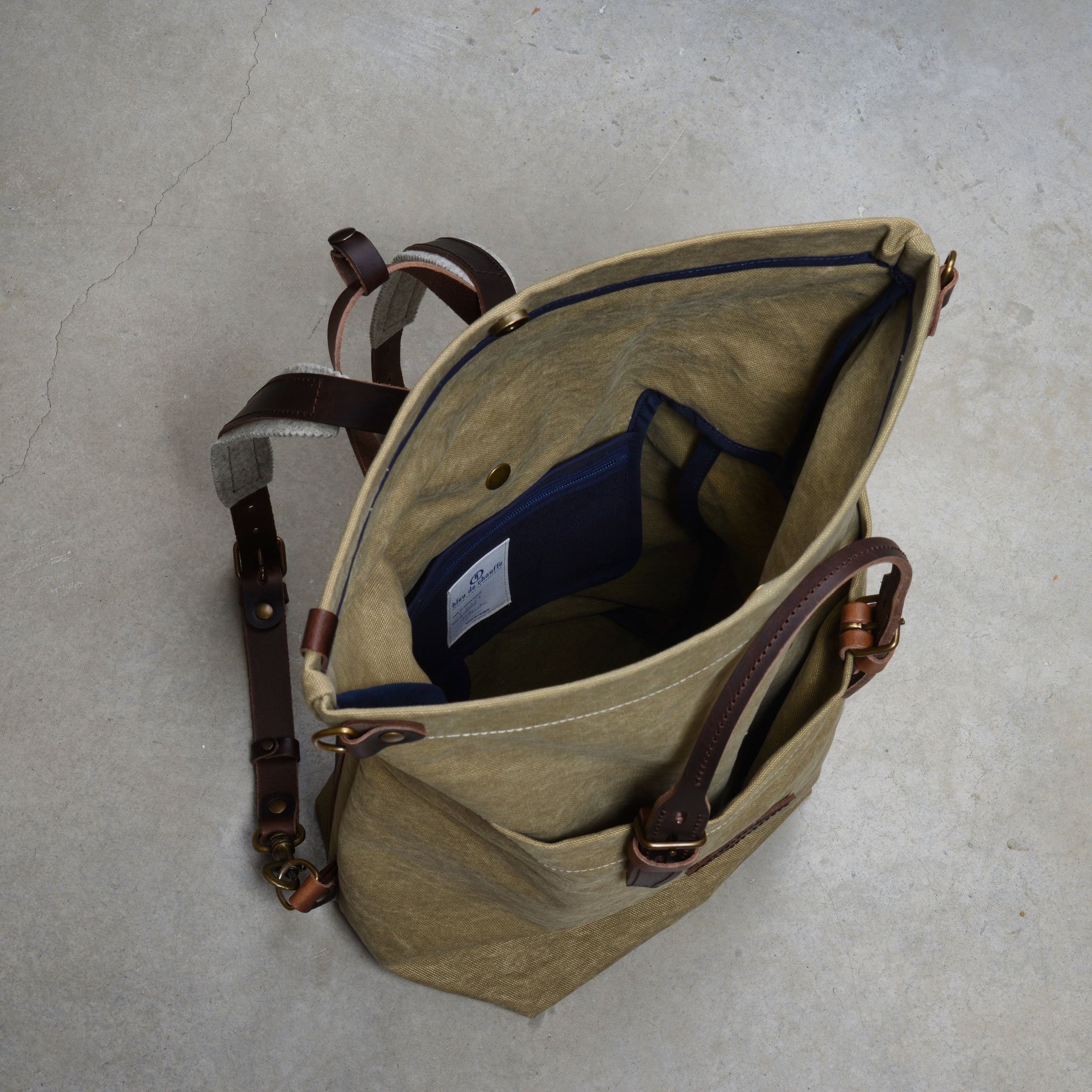 Woody Backpack 25 L - Khaki US stonewashed (image n°4)