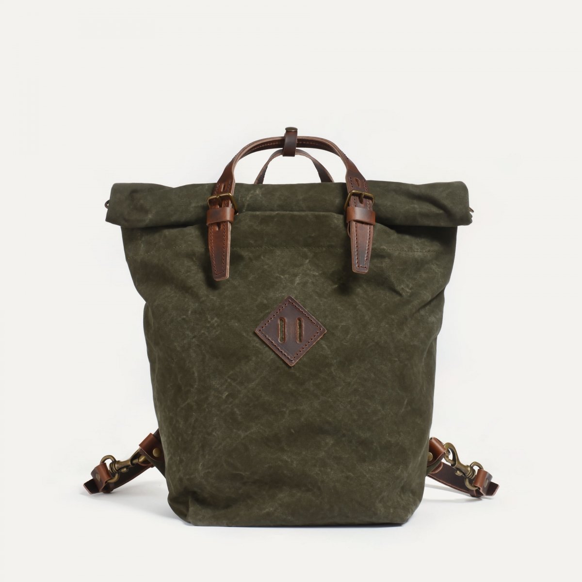Sac à dos Woody 25L - Kaki Foncé stonewashed (image n°3)