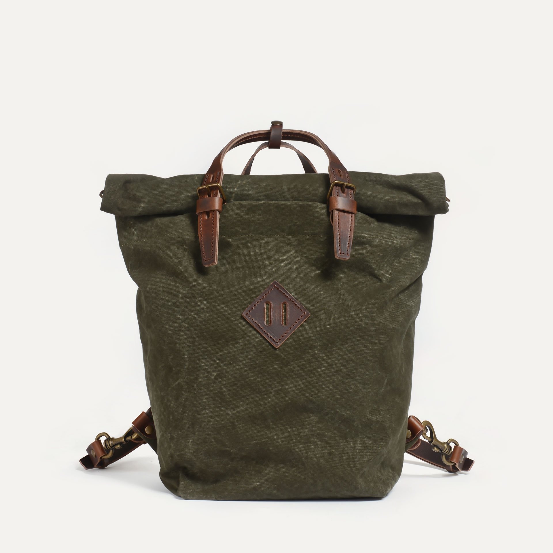Sac à dos Woody 25L - Kaki Foncé stonewashed (image n°3)