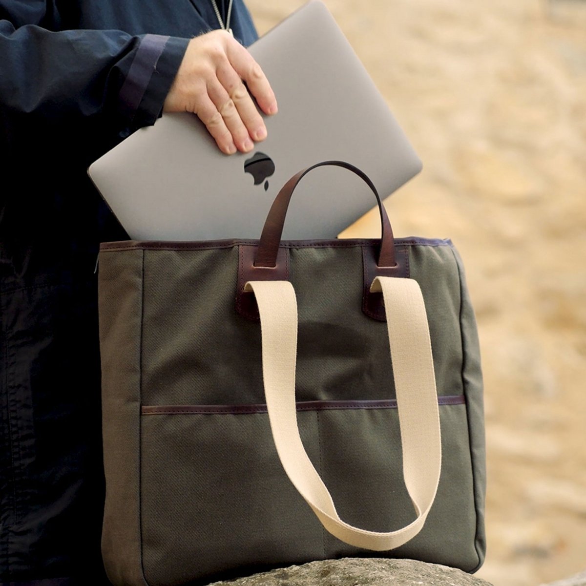 Tragetasche Musette Meline - Khaki BM (image n°8)