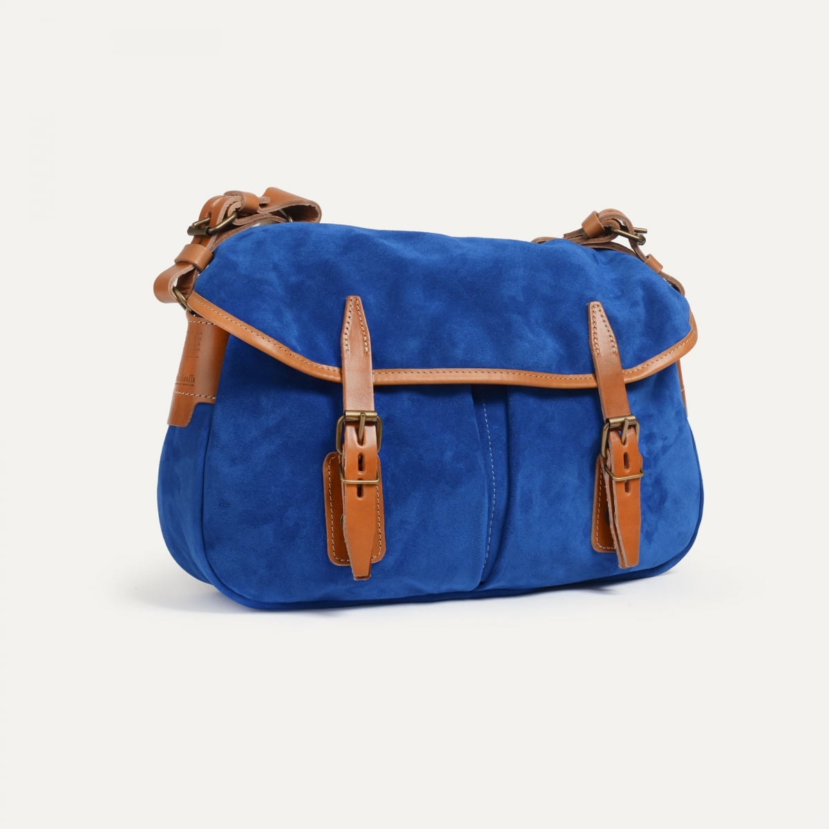 Musette des Fischers S / Veloursleder - Absolut Blau (image n°2)