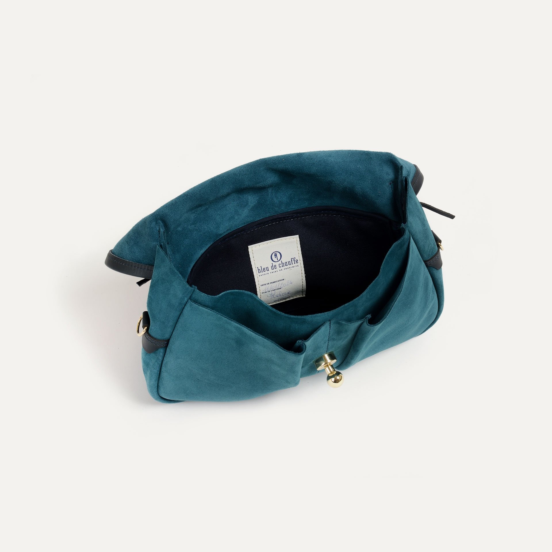 Soft  musette S Janice - Petrol blue (image n°5)