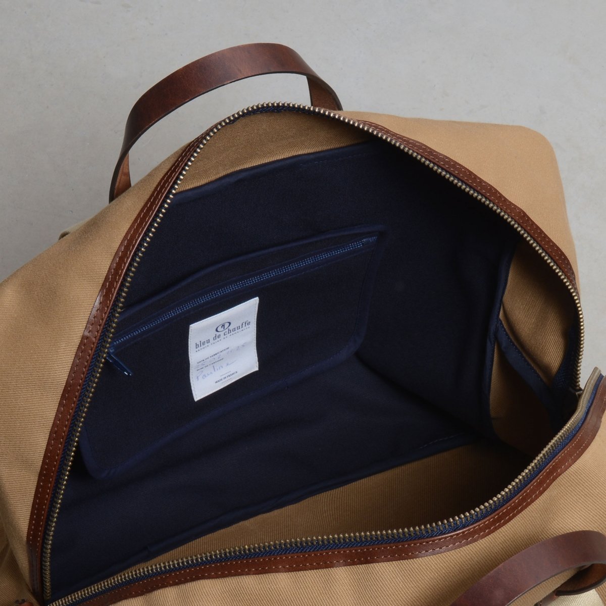 Missak aviator travel bag - Camel BM (image n°6)