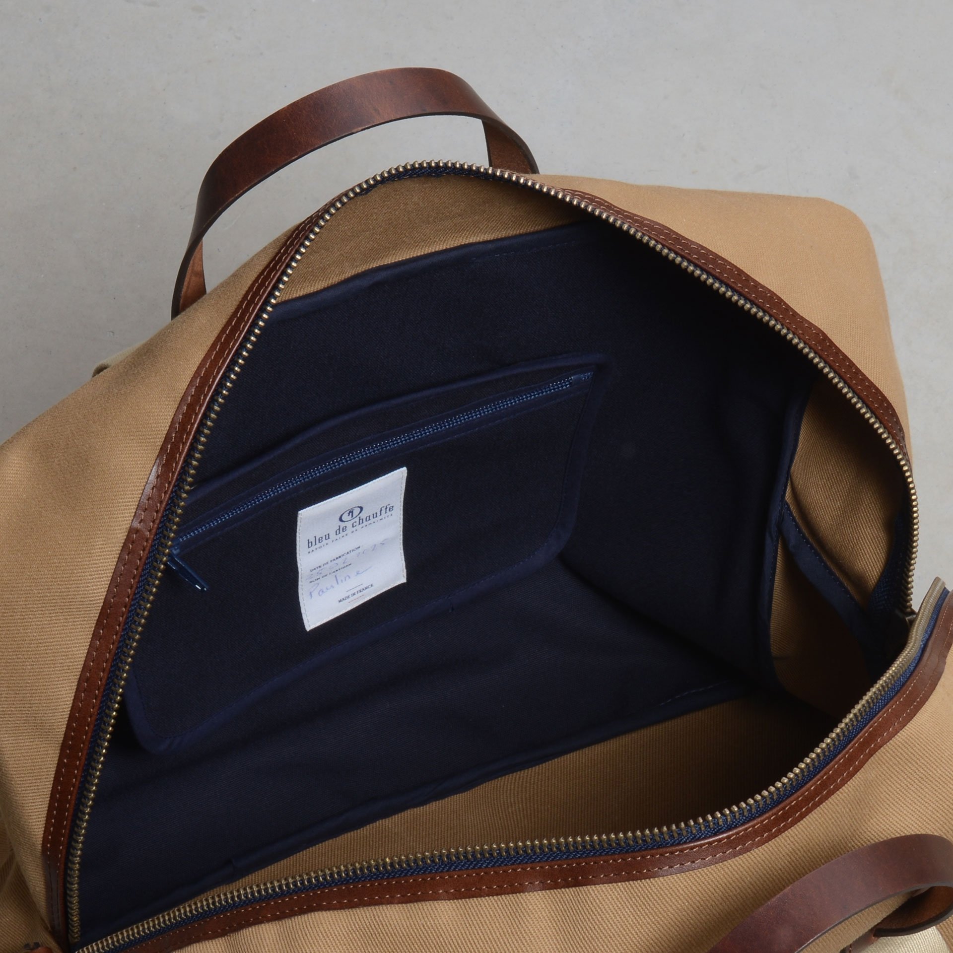 Missak aviator travel bag - Camel BM (image n°6)