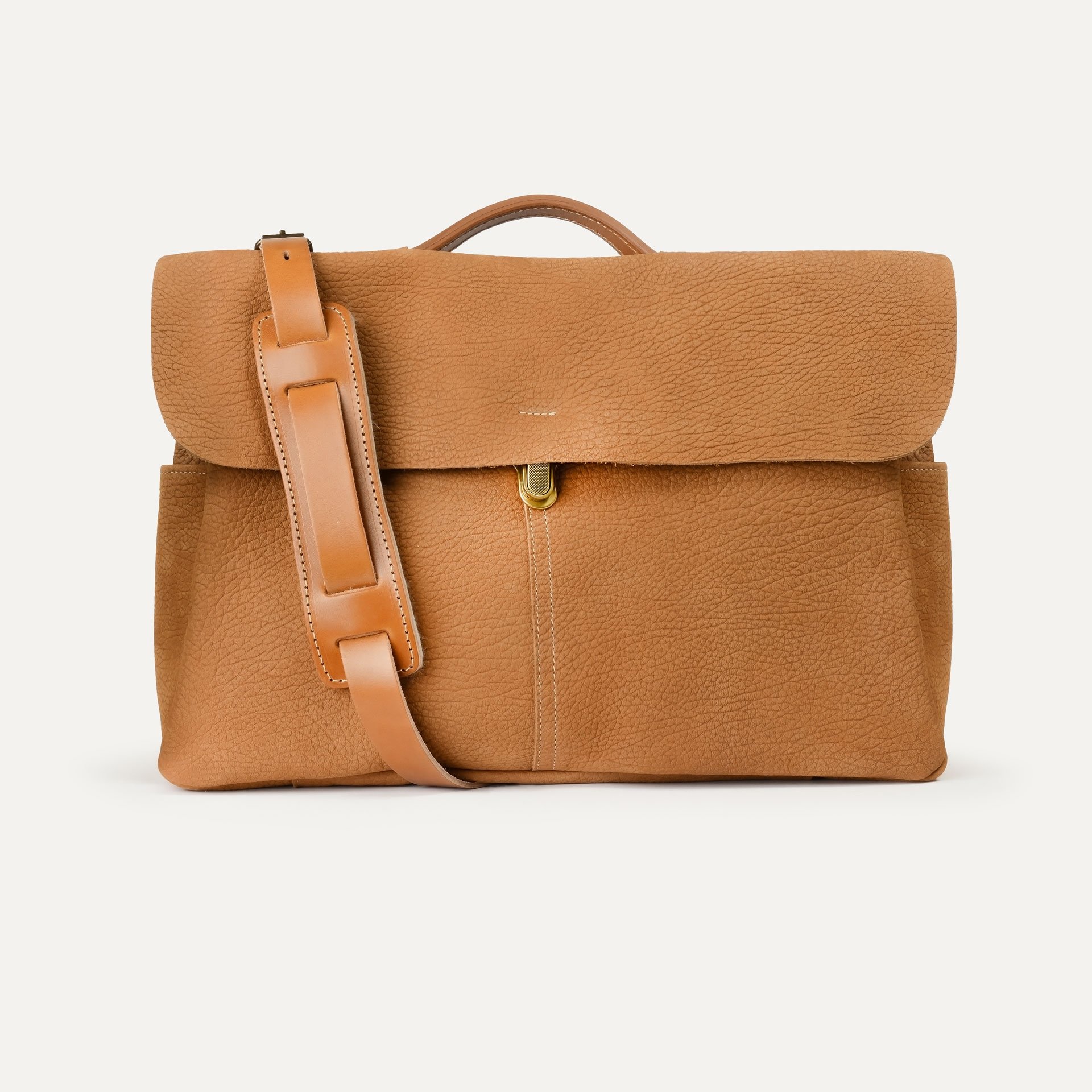 Satchel bag Charles - Soft Camel (image n°3)