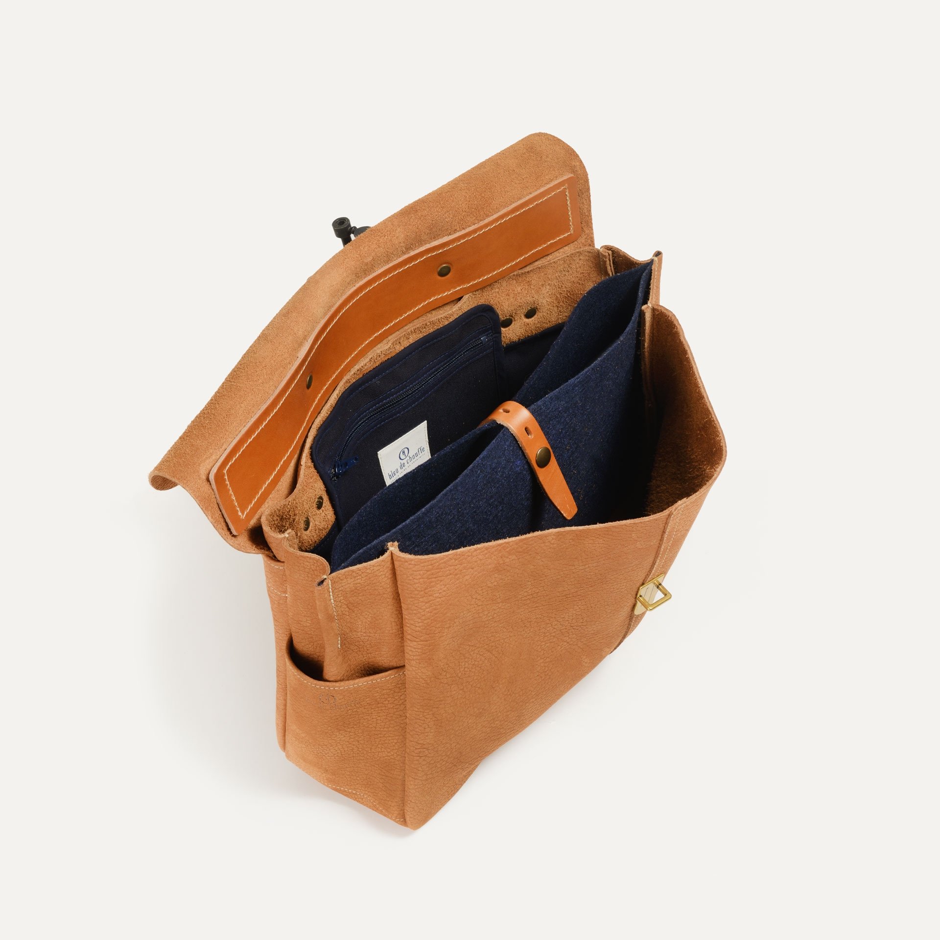 Satchel bag Charles - Soft Camel (image n°6)