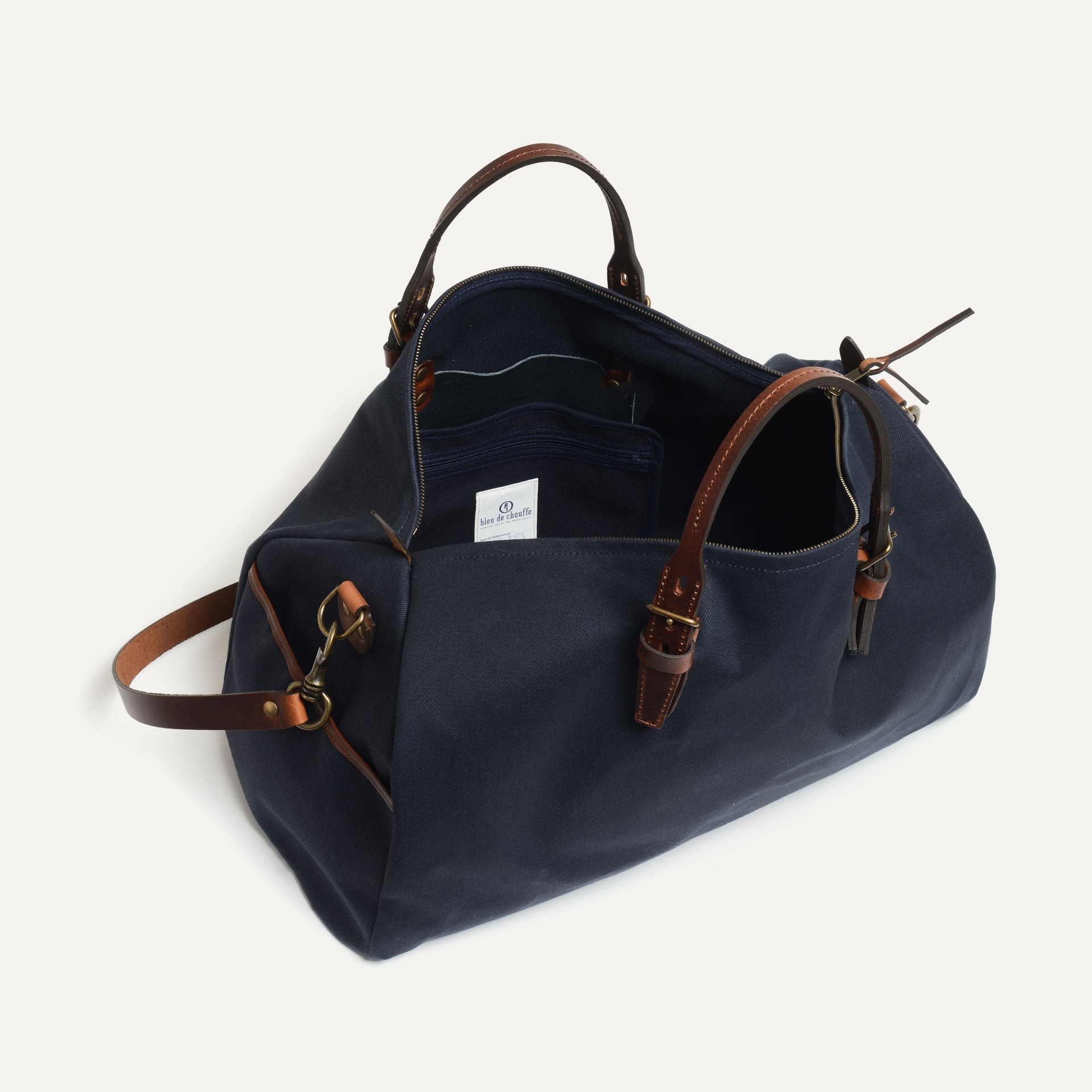 Hobo Canvas Reisetasche - Marineblau BM / No Logo (image n°4)