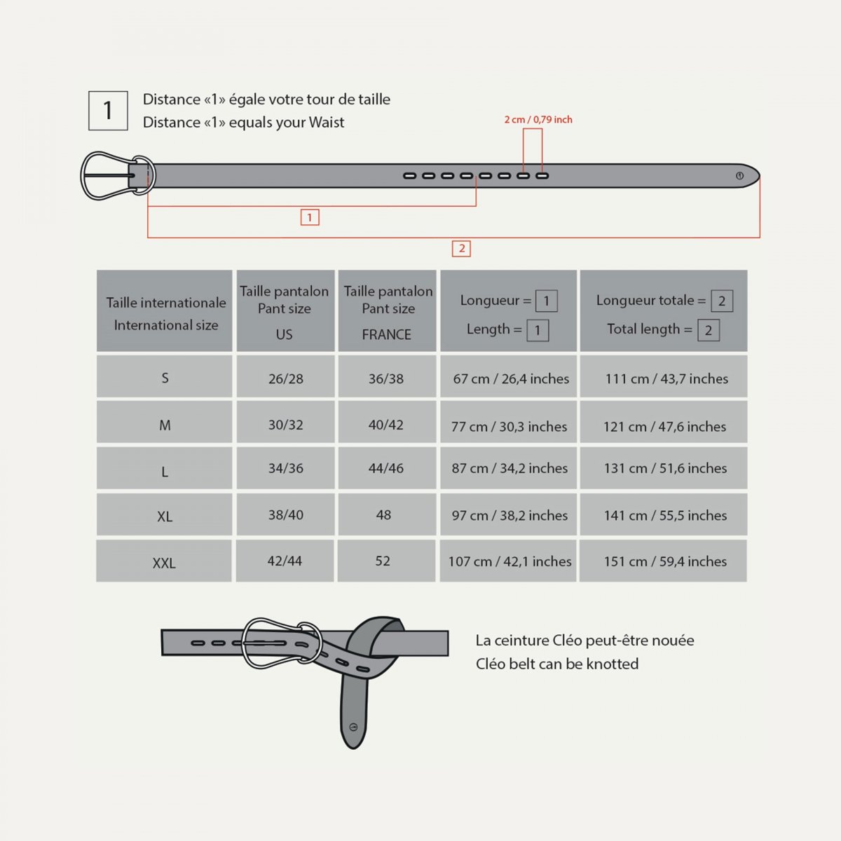 Cleo Gürtel - Schwarz (image n°6)