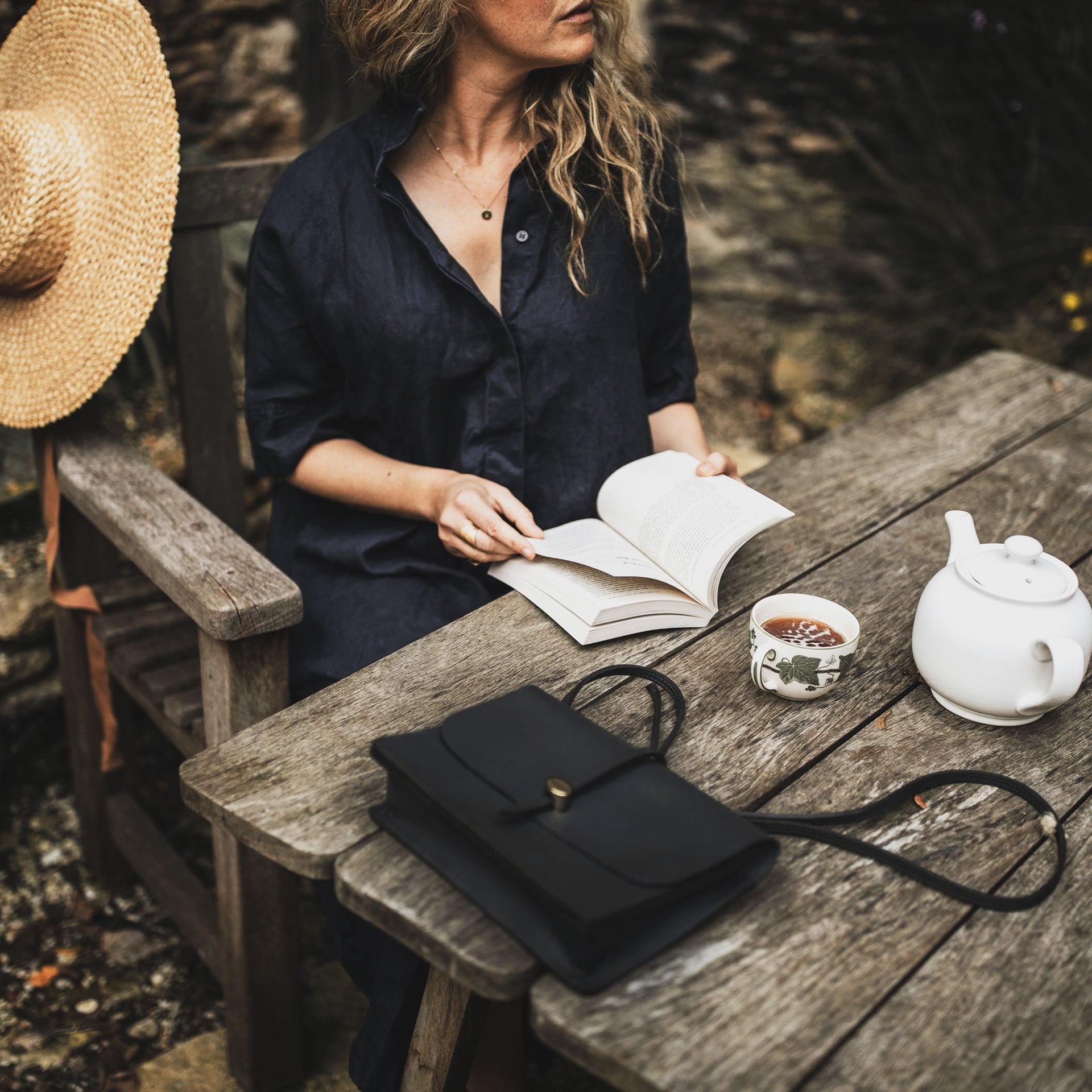 Jordi Clutch bag - Navy Blue (image n°5)