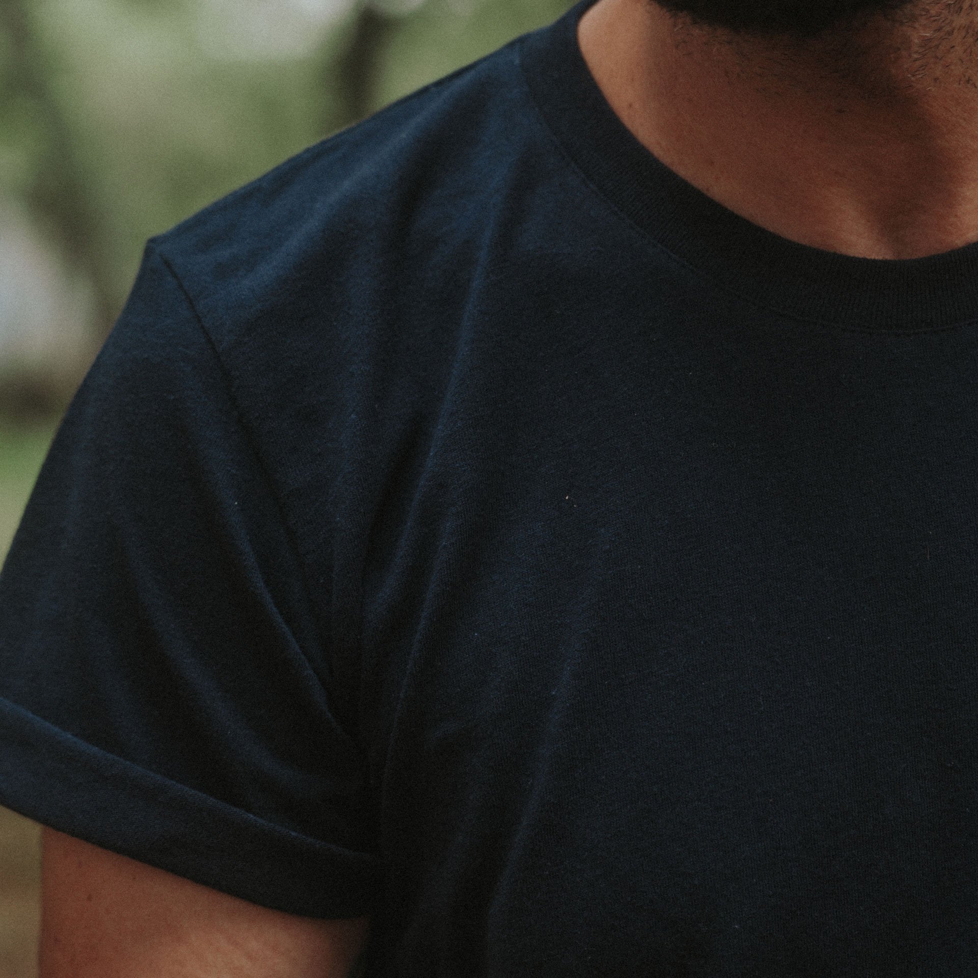 Das MWC Baumwoll Hanf T Shirt - Marineblau (image n°5)