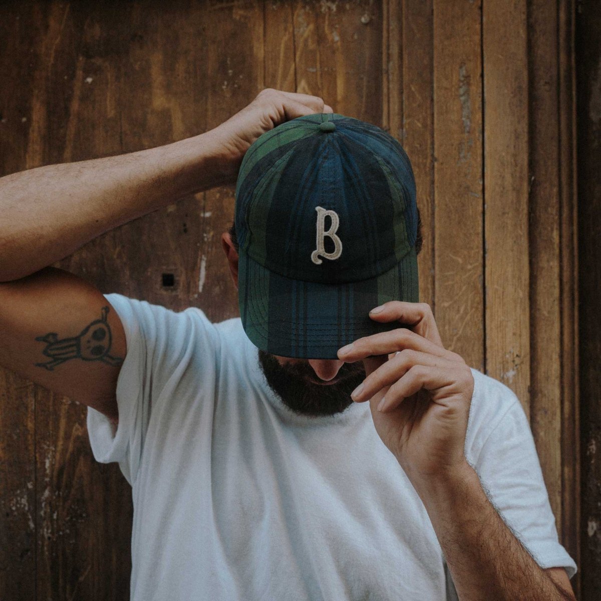 Gaspard Cap - Tartan Navy Blue (image n°5)