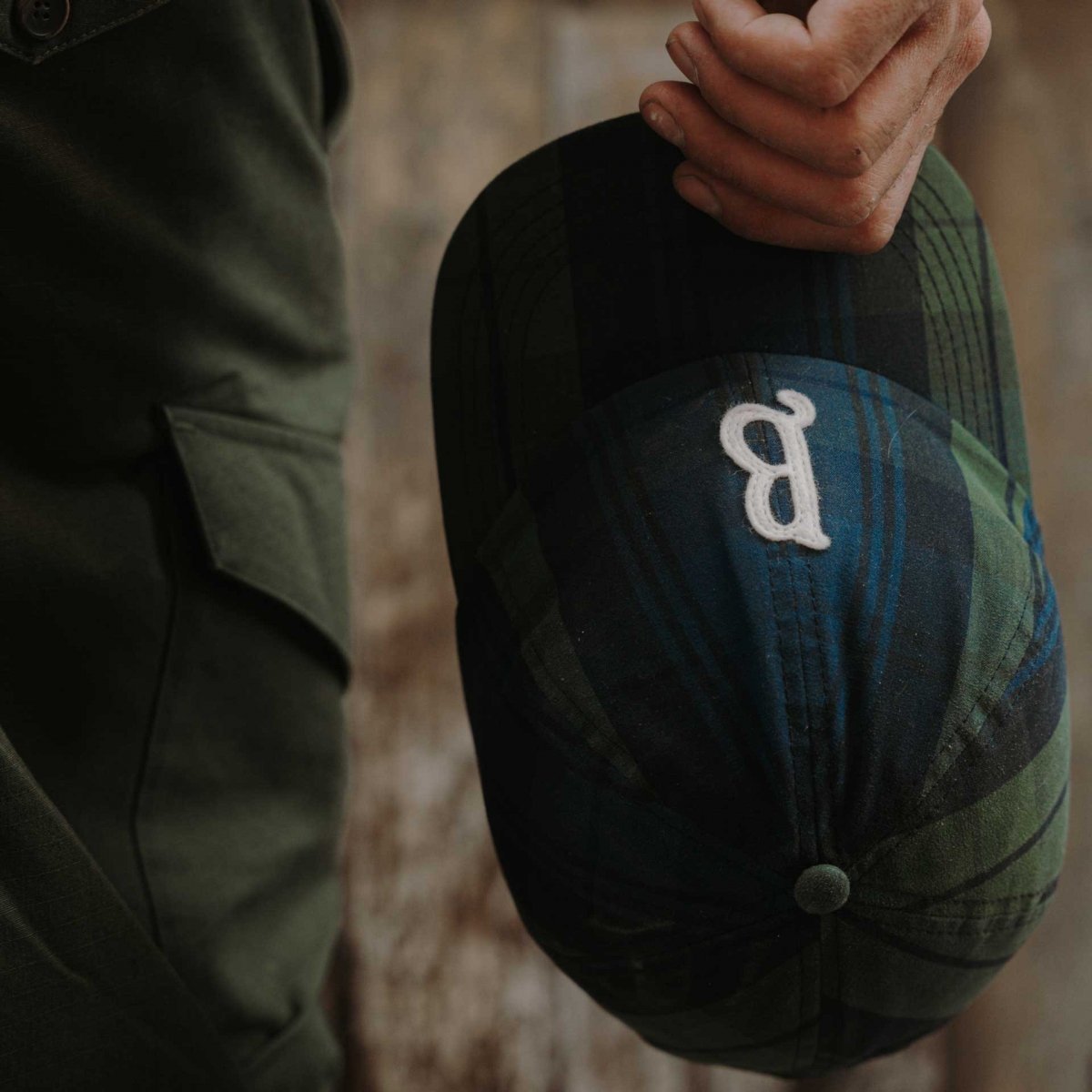 Gaspard Cap - Tartan Navy Blue (image n°6)