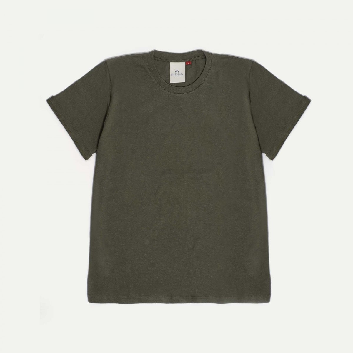 The MWC cotton hemp T Shirt - Khaki (image n°1)