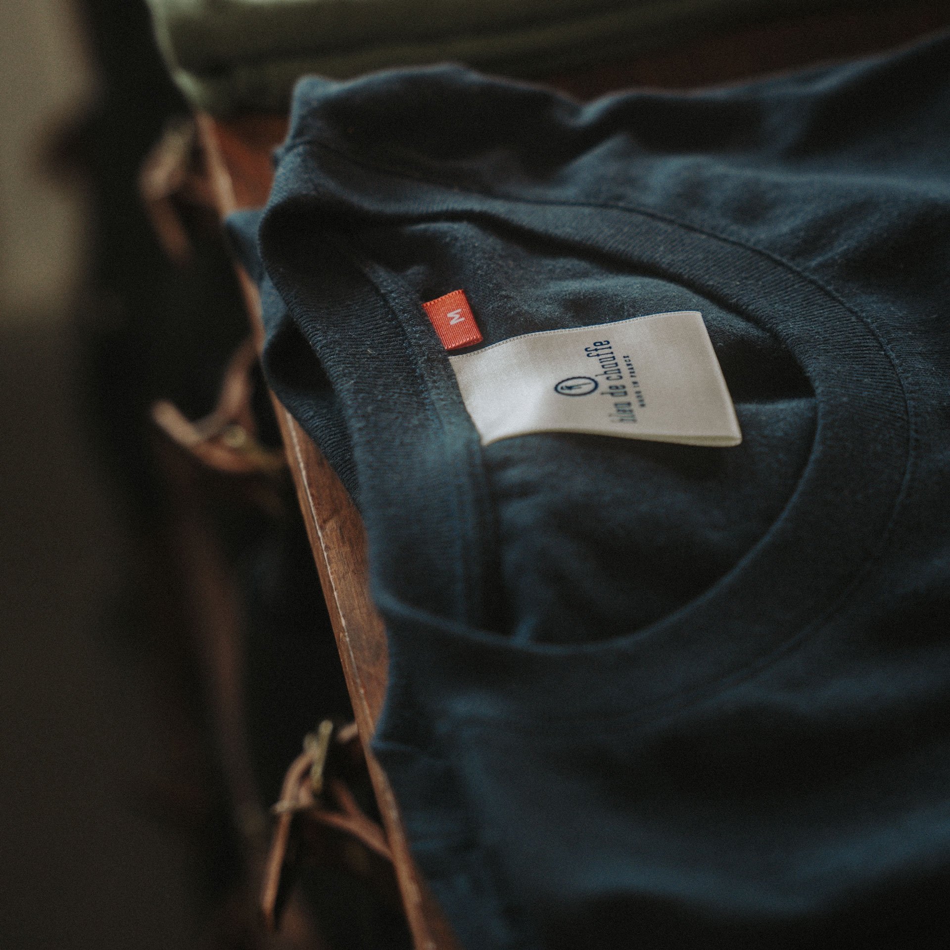 Das MWC Baumwoll Hanf T Shirt - Marineblau (image n°7)