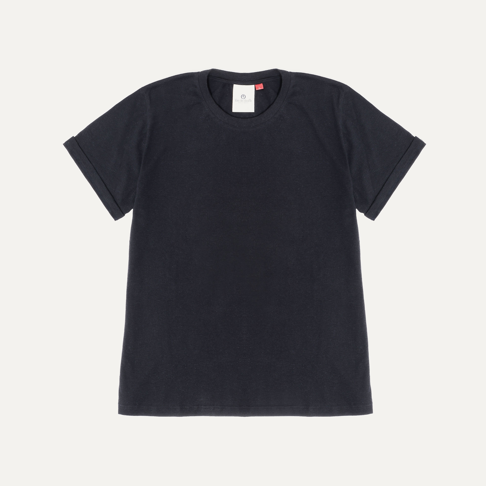 Le T Shirt chanvre coton MWC - Navy (image n°1)
