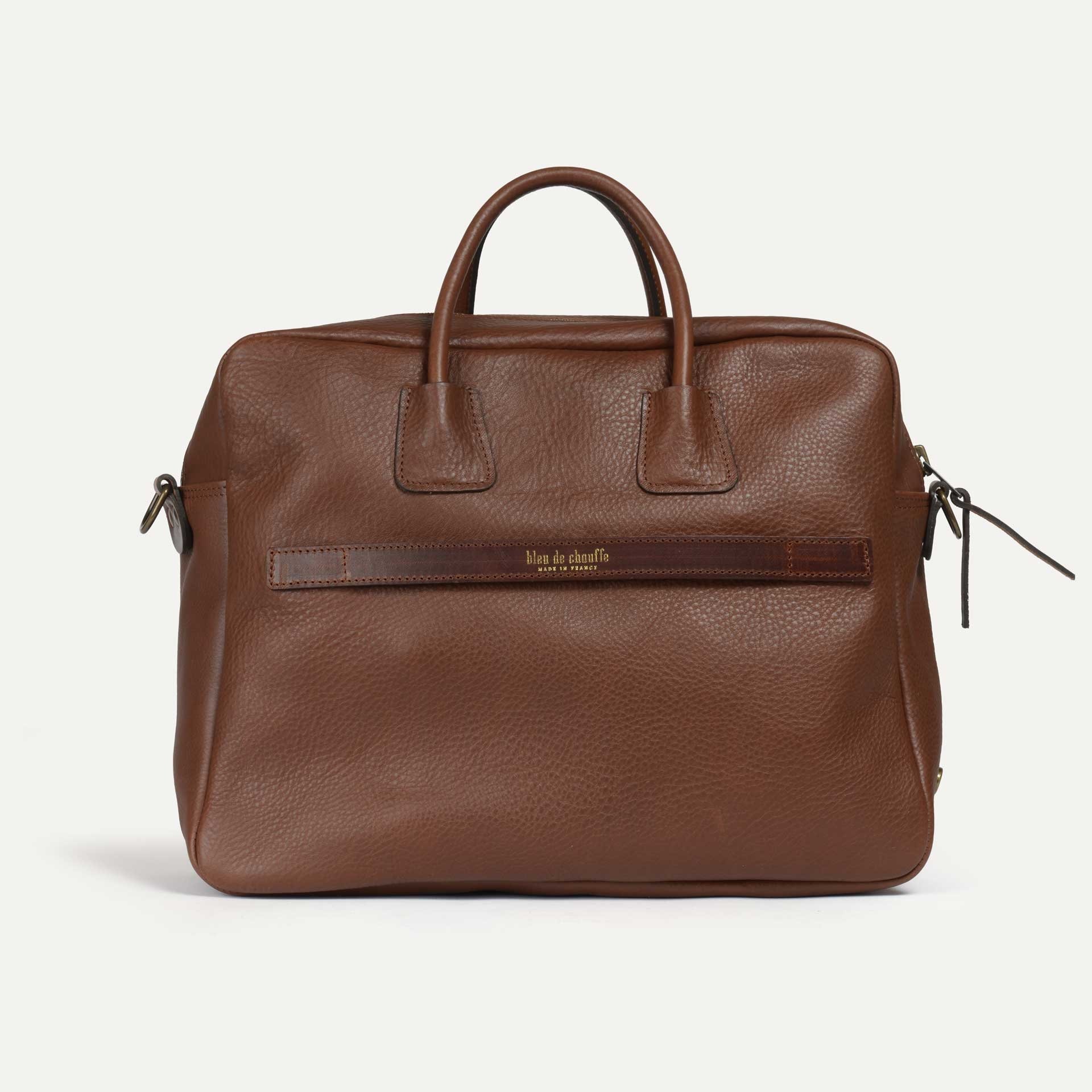 Zeppo Solo Business bag - Amber Brown / E Pure (image n°3)