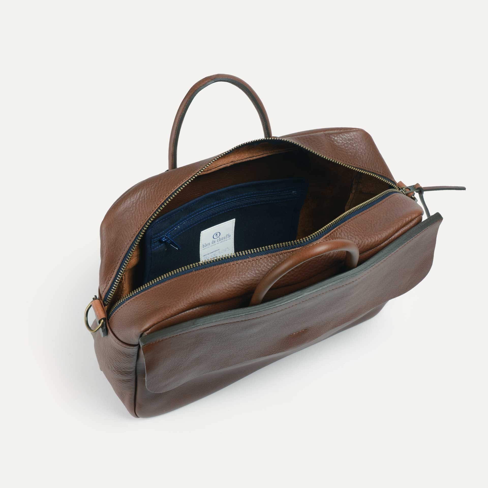 Zeppo Solo Business bag - Amber Brown / E Pure (image n°7)