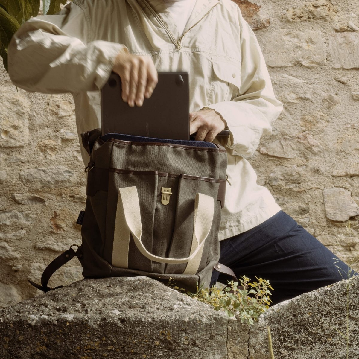 Chiloé Backpack - Khaki BM (image n°6)