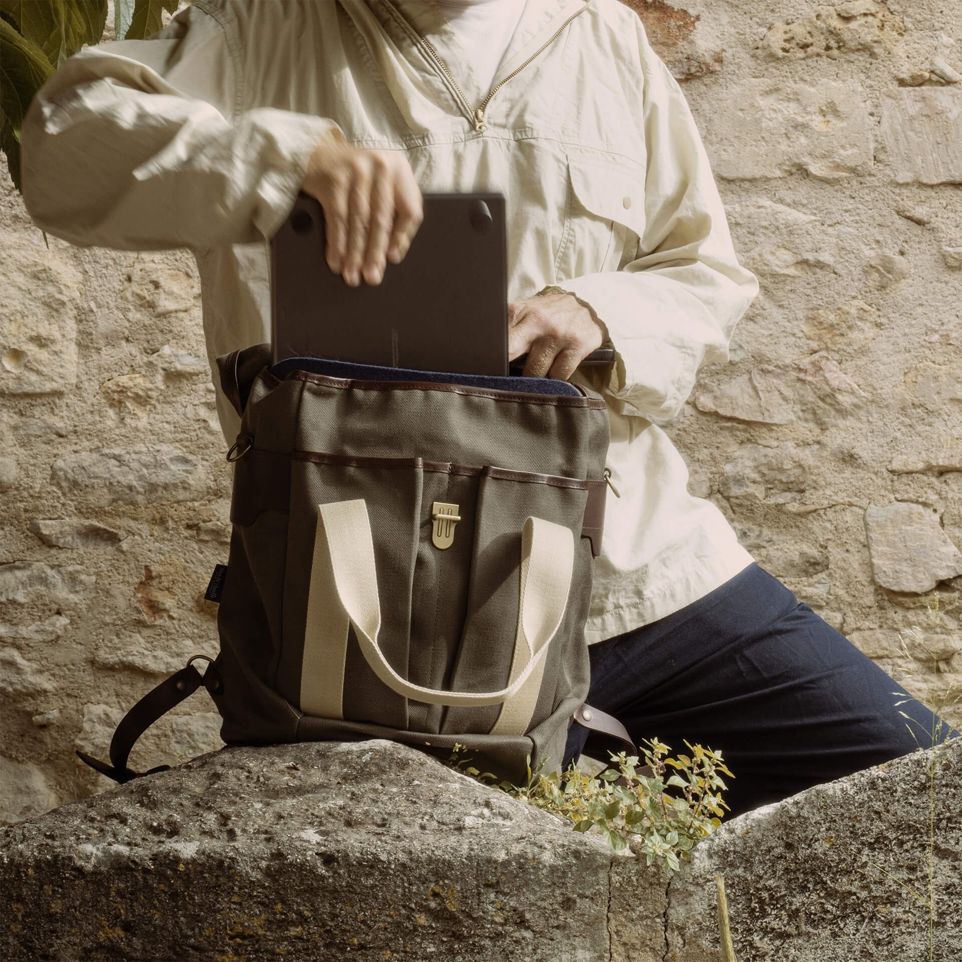 Chiloé Backpack - Khaki BM (image n°6)