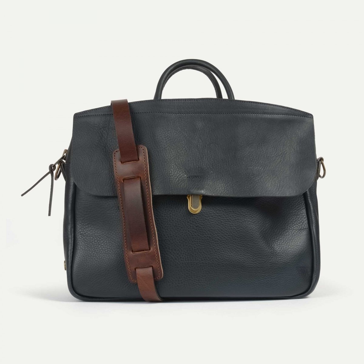 Zeppo Solo Business bag - Navy Blue / E Pure (image n°2)