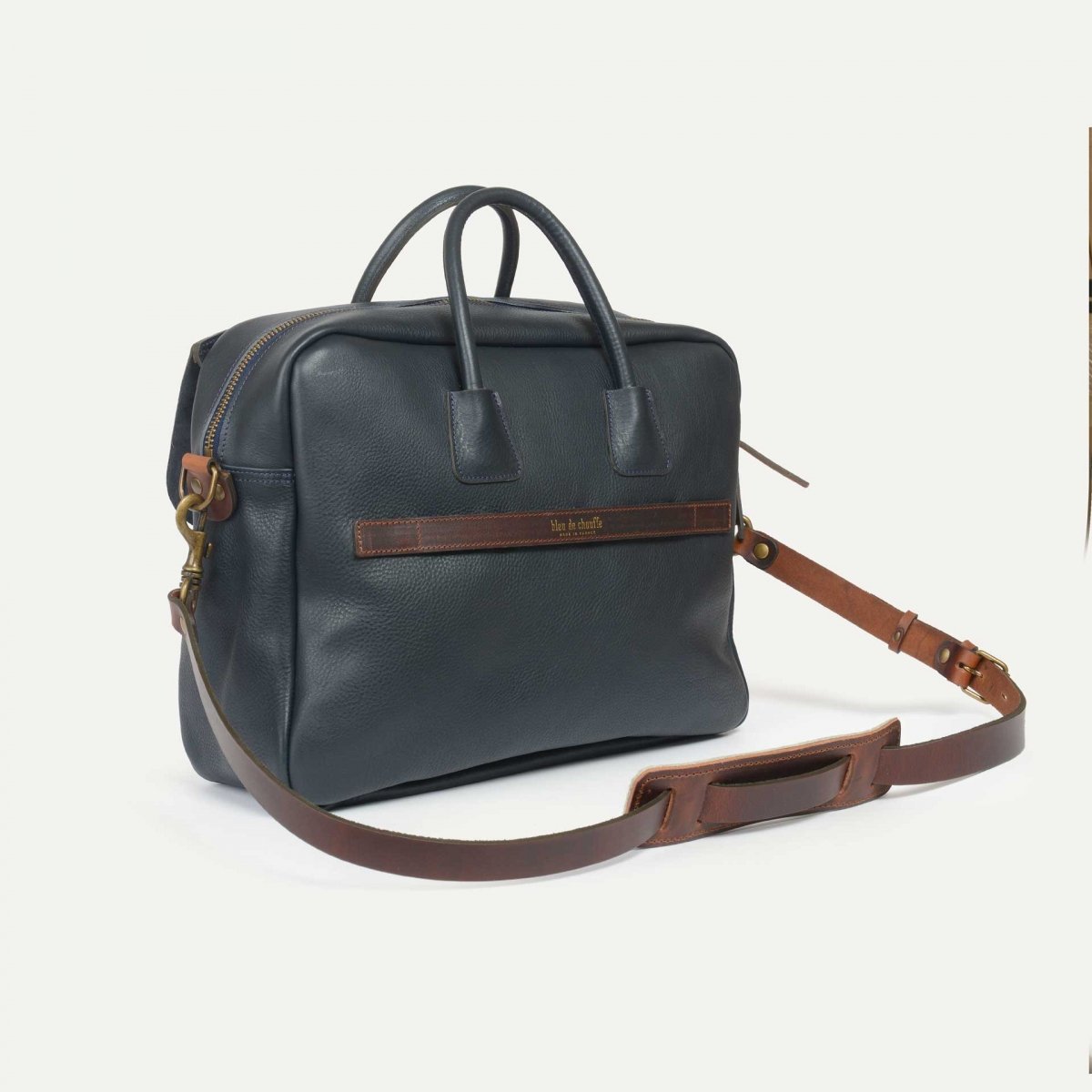 Zeppo Solo Business bag - Navy Blue / E Pure (image n°4)