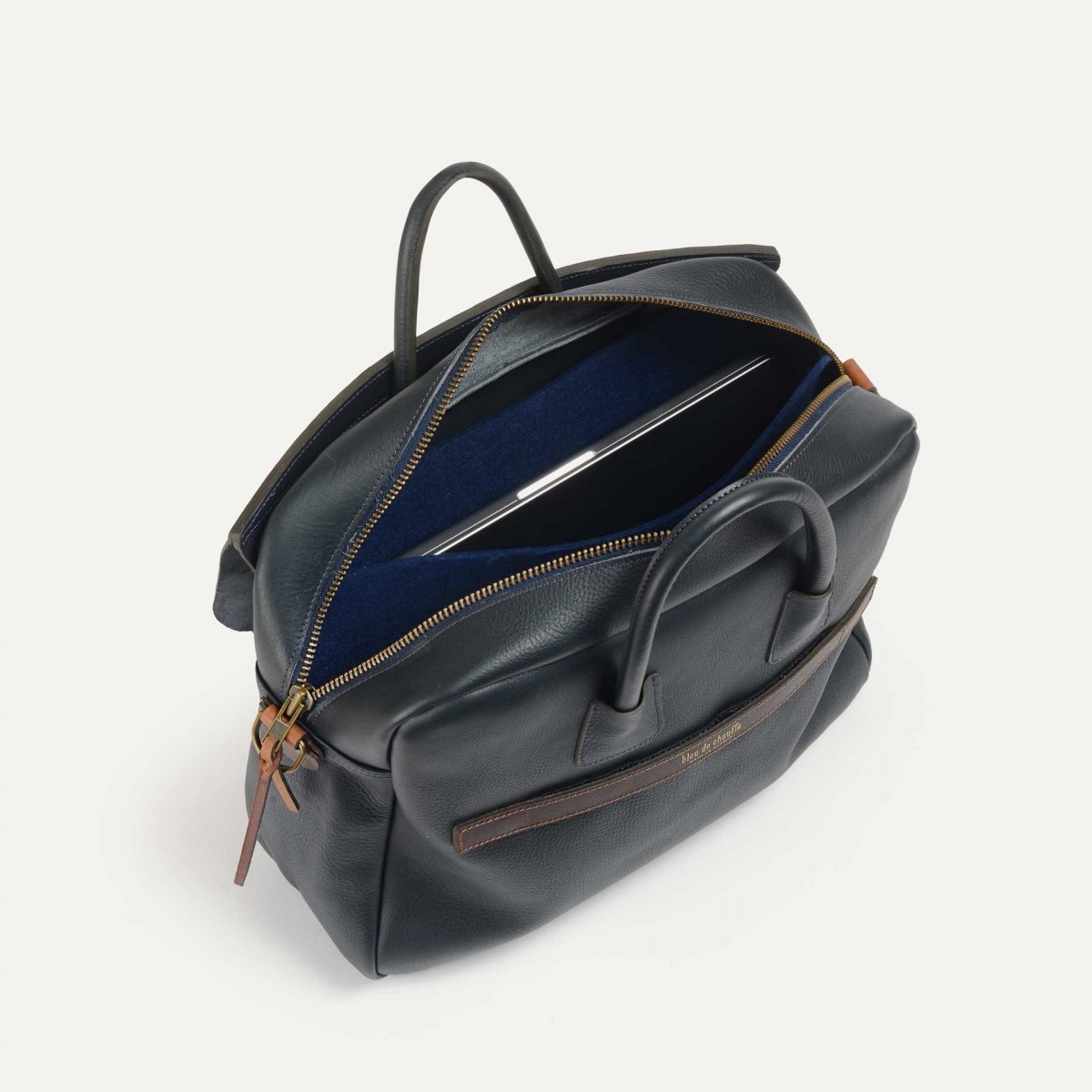 Zeppo Solo Business bag - Navy Blue / E Pure (image n°5)