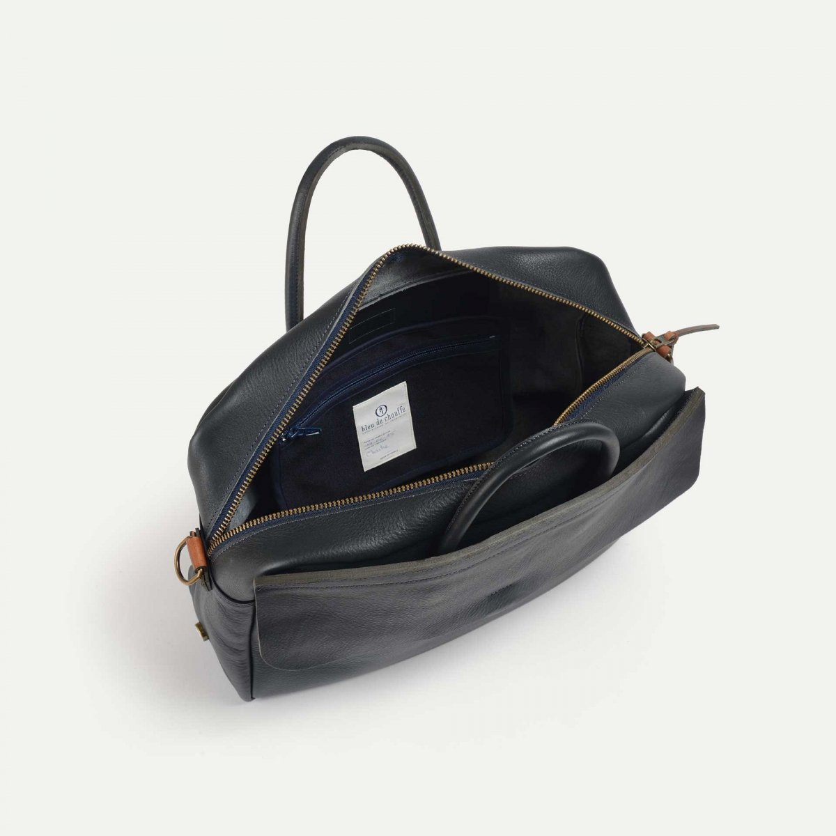 Zeppo Solo Business bag - Navy Blue / E Pure (image n°6)