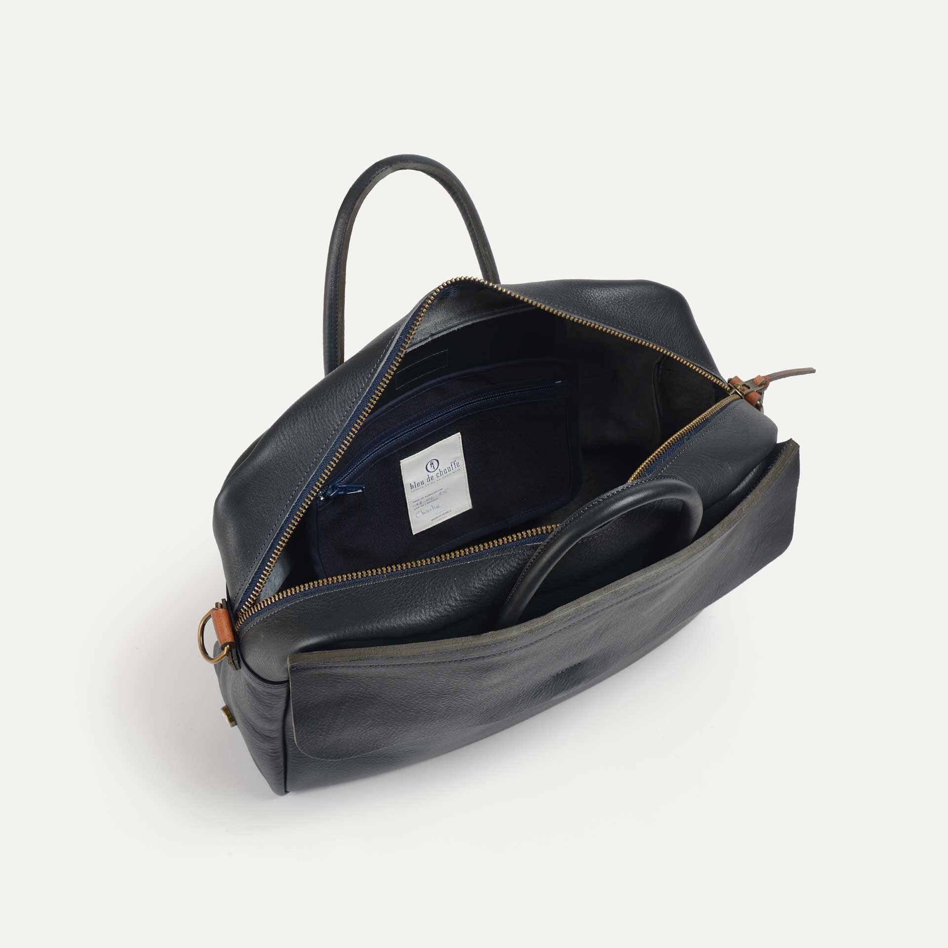Zeppo Solo Business bag - Navy Blue / E Pure (image n°6)