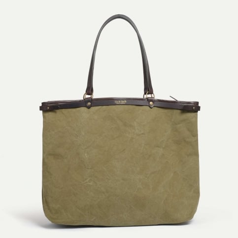 Cabas Adèle XL - Kaki US Stonewashed