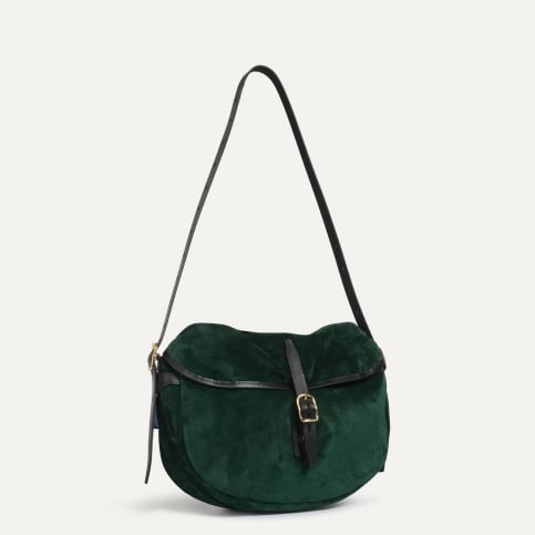 Musette du pêcheur demi lune Margot - Vert Foncé