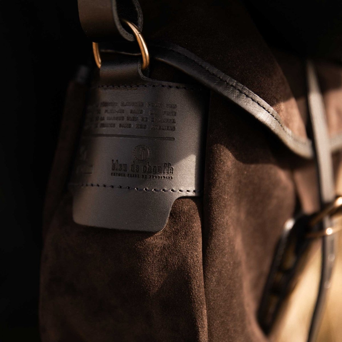 Musette S Fisherman's bag / Suede - Dark brown (image n°7)