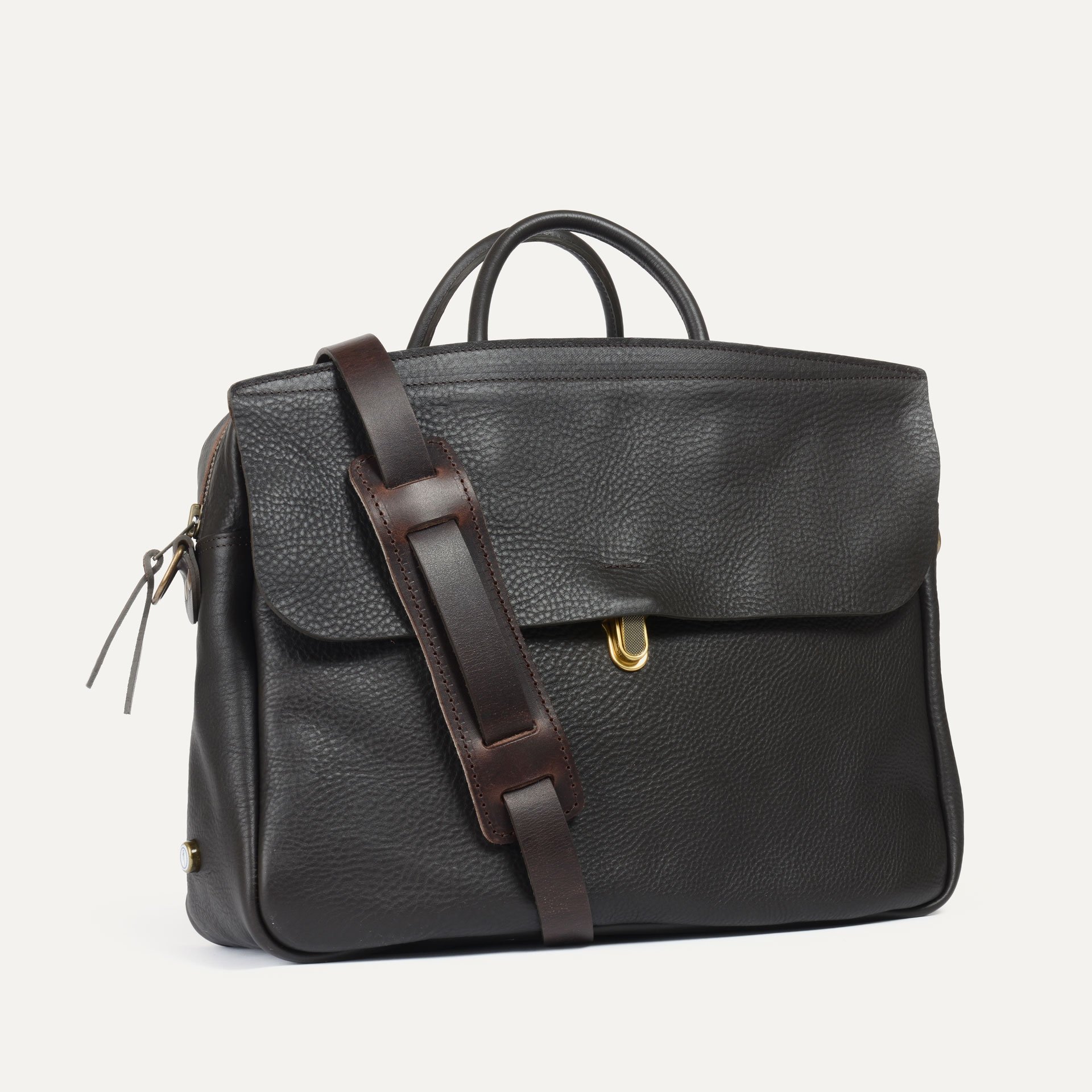 Sac Business Zeppo Solo - Marron Brun (image n°1)