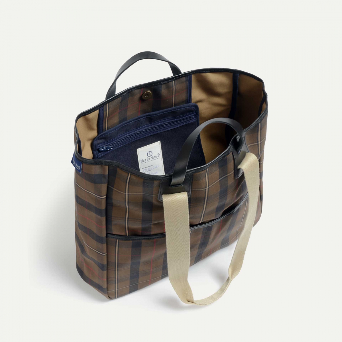 Tragetasche Musette Meline - Tartan Rotbraun (image n°4)