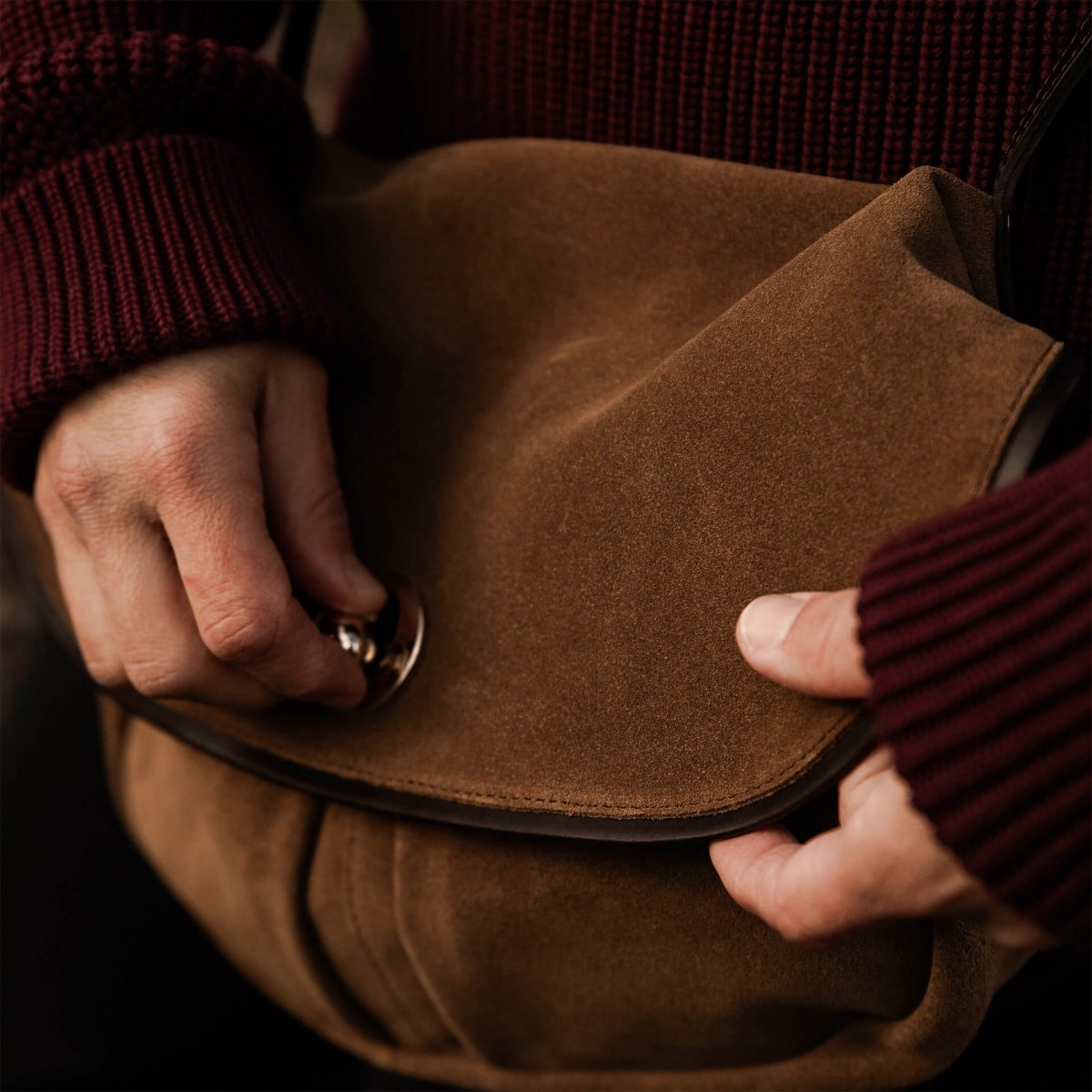 Soft musette S Janice - Marron Noisette (image n°9)