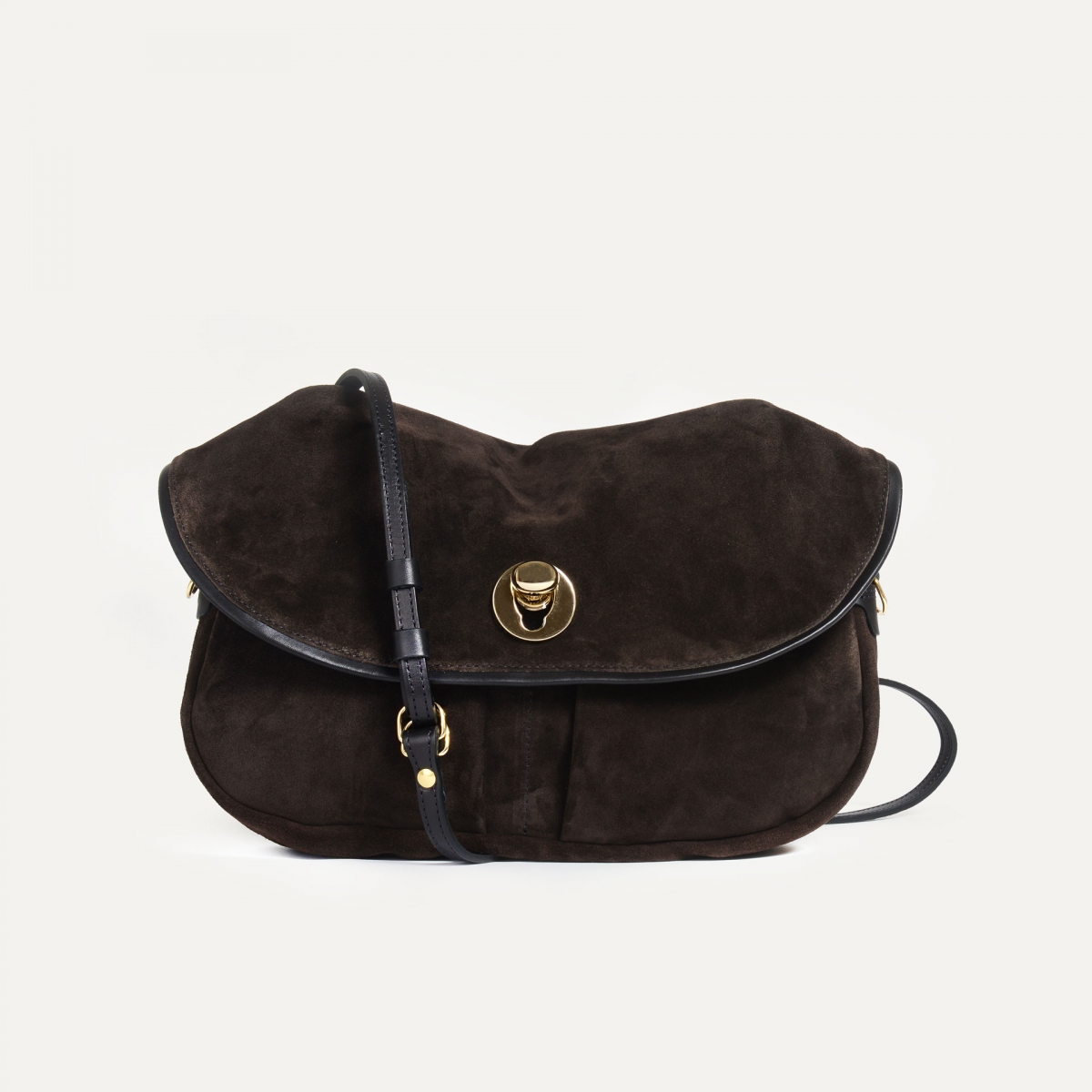 Soft musette S Janice - Dunkelbraun (image n°3)