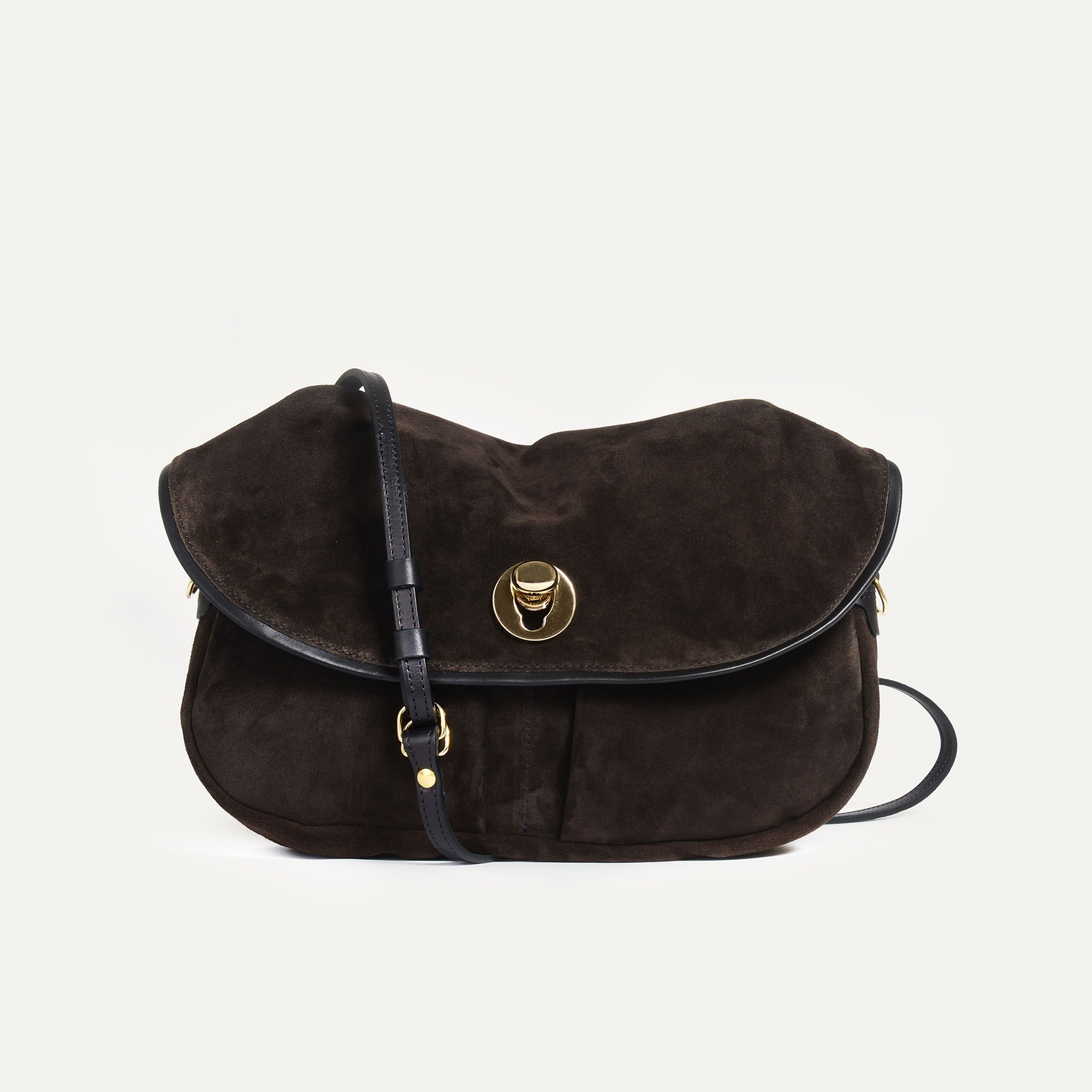 Soft musette S Janice - Marron Foncé (image n°3)