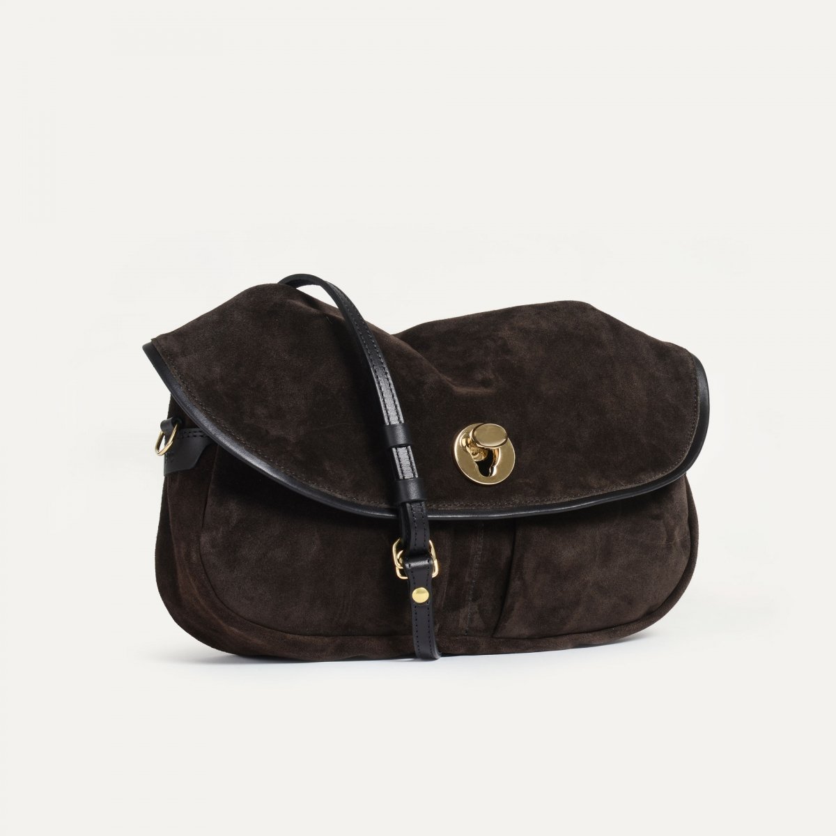 Soft musette S Janice - Marron Foncé (image n°4)