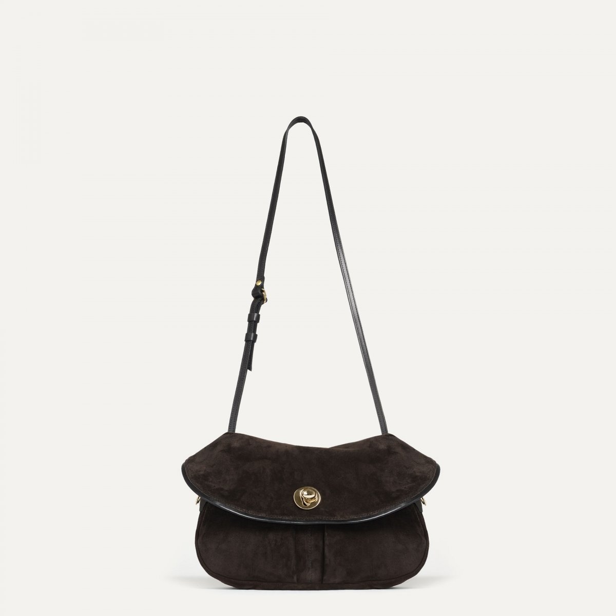 Soft musette S Janice - Marron Foncé (image n°2)
