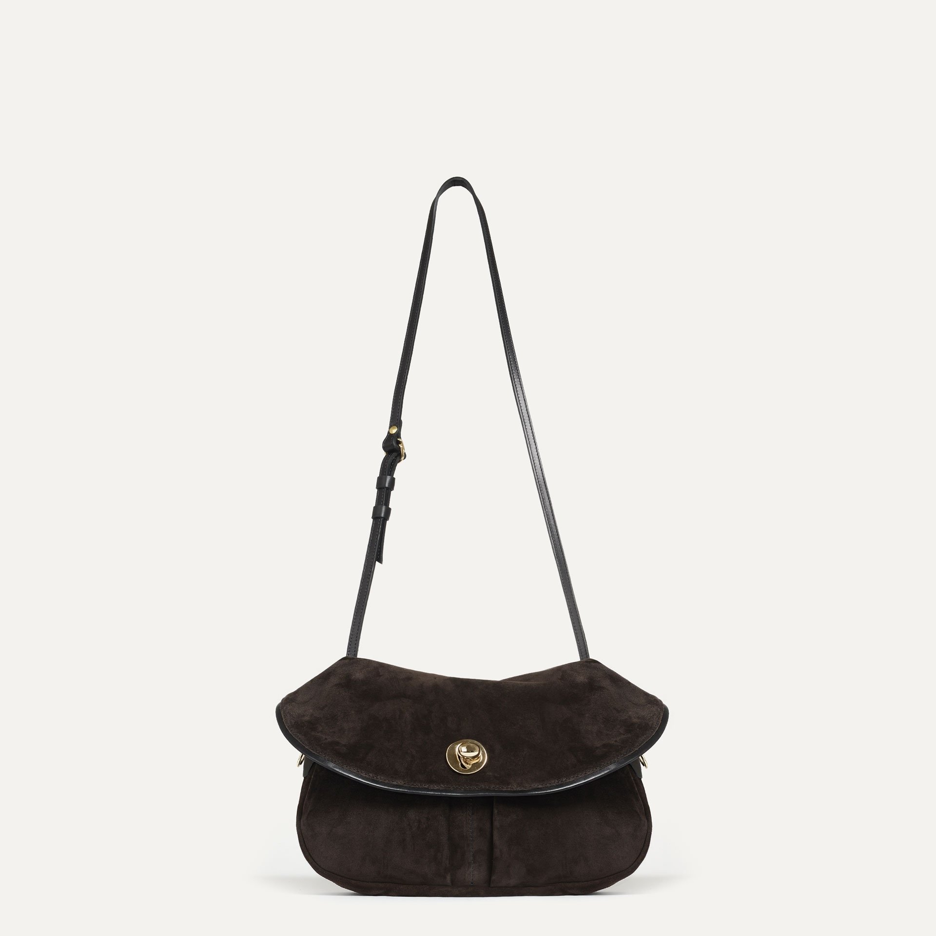Soft musette S Janice - Marron Foncé (image n°2)