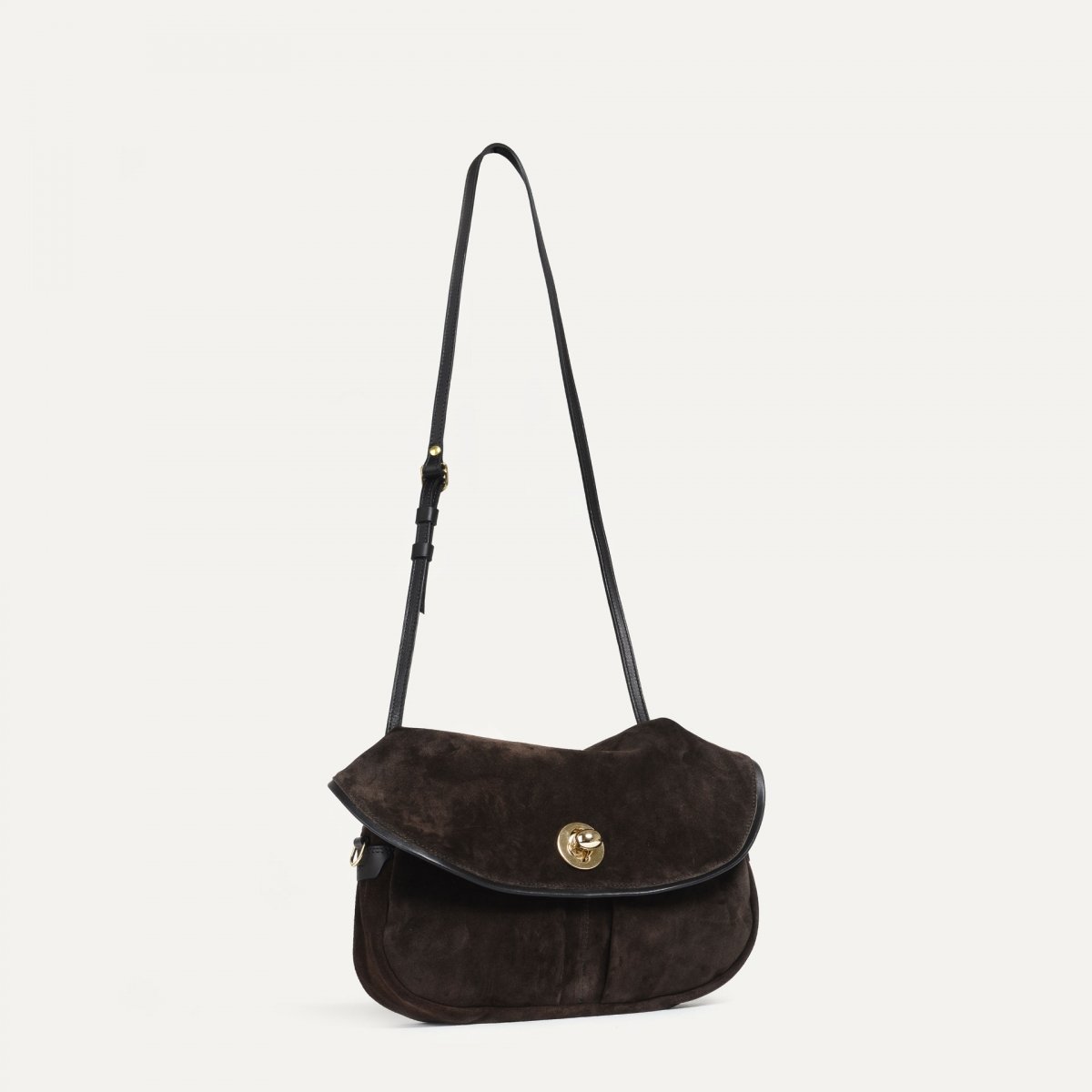 Soft musette S Janice - Marron Foncé (image n°5)
